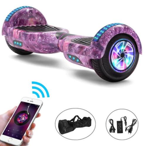 Elektrisch E-Scooter Hoverboard met Bluetooth Speaker - 6.5, Fietsen en Brommers, Scooters | Overige merken, Nieuw, Verzenden