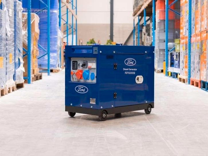 4x Diesel generator Ford FDT10200SE 3PHASE, Articles professionnels, Machines & Construction | Générateurs, Enlèvement
