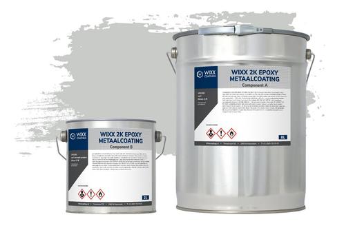 Wixx 2K Epoxy Metaalcoating RAL 7035 | Lichtgrijs 10L, Bricolage & Construction, Peinture, Vernis & Laque, Envoi