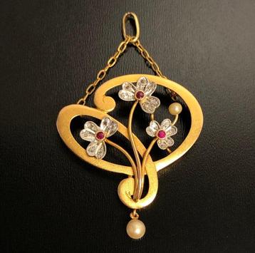 Sans Prix de Réserve - Pendentif - 18 carats Or jaune -