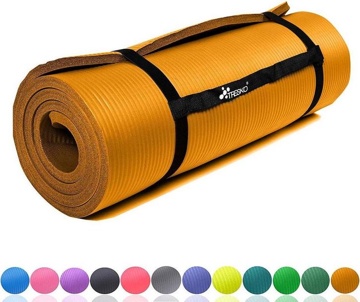 Yogamat - Fitness mat - Sportmat - Yoga mat extra dik - 185x, Sports & Fitness, Yoga & Pilates, Envoi