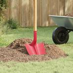 vidaXL Schep Hoofd 4 pcs Rood 39,5 x 27,5 cm Gepoedercoat, Tuin en Terras, Verzenden, Nieuw