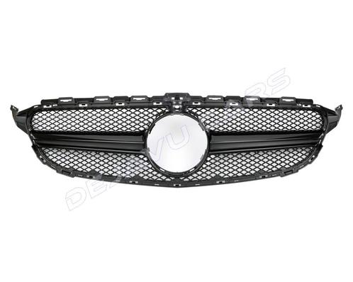 C63 AMG Look Front Grill voor Mercedes Benz C-Klasse W205, Auto diversen, Tuning en Styling, Ophalen of Verzenden