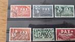 Suisse 1945/1945 - Série PAX complète estampillée - Michel, Timbres & Monnaies