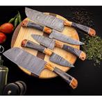 Keukenmes - Kitchen knife set - Set van 5 chefmessen van, Antiek en Kunst