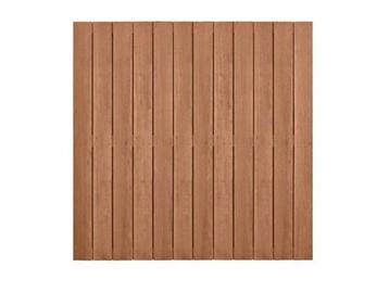 Veiling - 24x Plankenscherm 28-planks hardhout design 180x18 beschikbaar voor biedingen