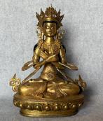 Vajradhara - Verguld Brons - Tibet - 20e eeuw, Antiek en Kunst
