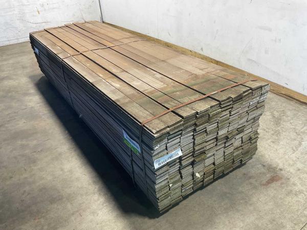 Veiling - 100x Azobé hardhouten waterkering plank 300x10x1c, Bricolage & Construction, Bois & Planches