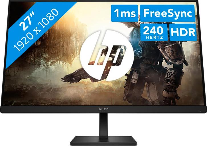 HP OMEN 27s FHD 240Hz Monitoren, Computers en Software, Monitoren, Verzenden
