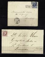 Nederland 1852/1872 - Zeer mooie enveloppen met nvph 2 en, Timbres & Monnaies, Timbres | Pays-Bas