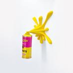 2FAST - Yellow Graffiti Tomato Soup Splash Sculpture