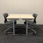 Tweedehands complete school set 10 stuks tafels + 10 stuks, Huis en Inrichting, Gebruikt, Grijs, Vijf, Zes of meer stoelen