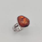 Sans Prix de Réserve - Bague Argent Ambre - Erik Styrbech, Nieuw