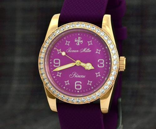 Roman Miller - Womens watch - Princess,  Sapphire crystal,, Handtassen en Accessoires, Horloges | Heren