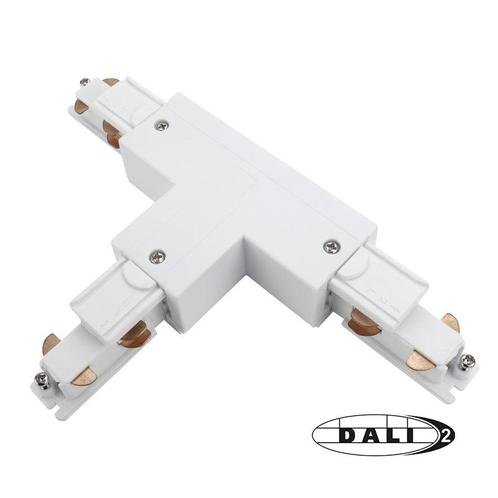 Luxar 3-Fase Rail DALI T-Vorm Connector Left Outside Wit, Huis en Inrichting, Lampen | Plafondlampen, Nieuw, Verzenden