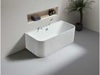 Veiling - opbouw acryl design bad met kraanwerk - glanst wit, Nieuw