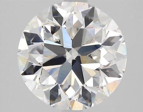 1 pcs Diamant  (Natuurlijk)  - 3.01 ct - Rond - D, Handtassen en Accessoires, Edelstenen