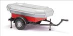 Busch 59969 HO Brandweeraanhangwagen met opblaasboot, Overige merken, Gelijkstroom, Verzenden, Overige typen
