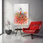 Monika Spiewak - Mrs. Spring - Oil Painting Stretched On The