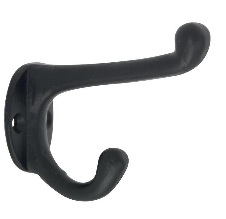 Hoedhaak Zaandam ijzer zwart, Huis en Inrichting, Woonaccessoires | Kapstokken, Nieuw, Overige materialen