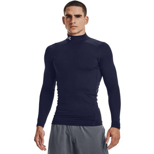 Under Armour CG Armour Comp Mock-NVY - Maat XL, Kleding | Heren, T-shirts, Blauw, Nieuw, Maat 56/58 (XL), Ophalen of Verzenden