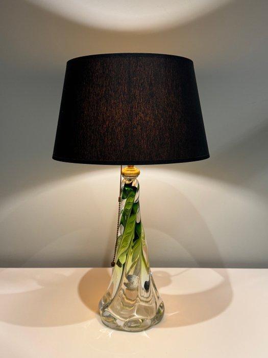 Val Saint Lambert - Tafellamp - Kristal, Antiek en Kunst, Antiek | Verlichting