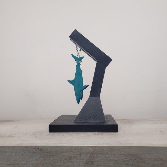 Mark Sugar - Shark (Teal), Antiek en Kunst, Kunst | Schilderijen | Modern