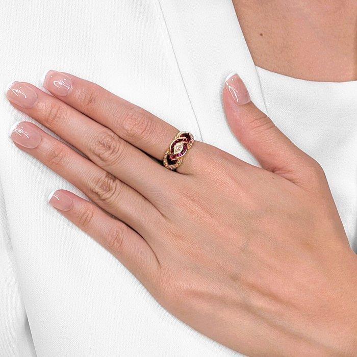 Other brand - Ring - 18 karaat Geel goud - 0.70ct. tw., Bijoux, Sacs & Beauté, Bagues