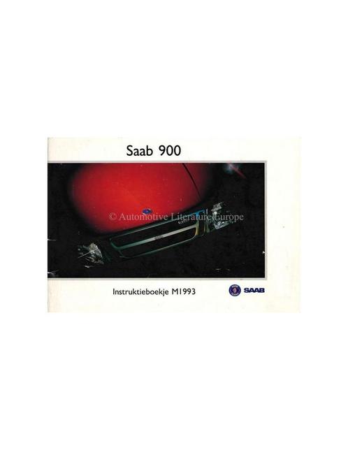 1993 SAAB 900 INSTRUCTIEBOEKJE NEDERLANDS, Auto diversen, Handleidingen en Instructieboekjes, Ophalen of Verzenden
