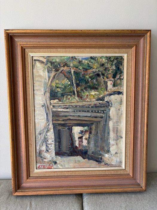Georges Steel (1923-2010) - Spaans straatje, Antiek en Kunst, Kunst | Schilderijen | Klassiek
