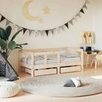 vidaXL Kinderbedframe met lades 70x140 cm massief grenenhout, Verzenden, Nieuw