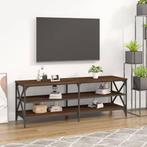 vidaXL Tv-meubel 140x40x50 cm bewerkt hout bruin eikenkleur, Nieuw, Verzenden