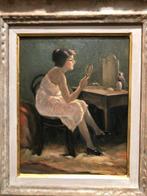 Attilio Toro (1892-1982) - Fanciulla allo specchio