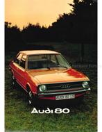 1976 AUDI 80 GT BROCHURE ENGELS, Boeken, Auto's | Folders en Tijdschriften, Nieuw, Ophalen of Verzenden