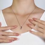 Halsketting - 18 karaat Witgoud - 0.10ct. tw. Diamant, Nieuw