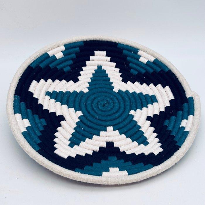 Wanddecoratie - Decoratieve wandmand – natuurlijke vezels –, Antiek en Kunst, Curiosa en Brocante