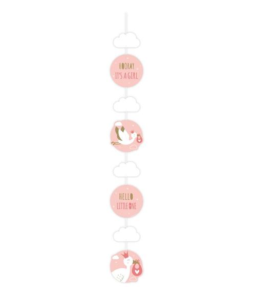 Hangdecoratie Newborn Baby Girl 120cm, Hobby en Vrije tijd, Feestartikelen, Nieuw, Verzenden