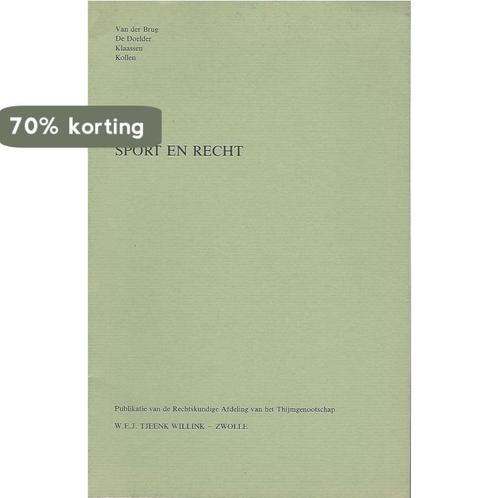Sport en recht 9789027136275 H.H. van der Brug, Boeken, Overige Boeken, Gelezen, Verzenden