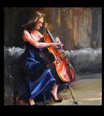 Jurij Frey (1963) - Cello, Antiek en Kunst, Kunst | Schilderijen | Modern