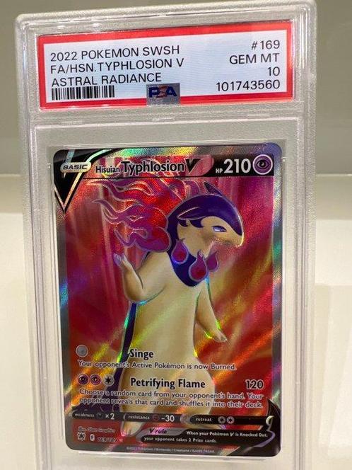 Pokémon - 1 Graded card - Pokémon - Typhlosion - Astral, Hobby en Vrije tijd, Verzamelkaartspellen | Pokémon