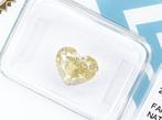 1 pcs Diamant (Natuurlijk gekleurd) - 2.52 ct - Hart - Fancy