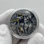 Ghana. 5 Cedis 2025 – Memento Mori: Miner – 1 oz Silver coin