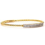 Armband - 14 karaat Geel goud - 1.16ct. tw. Diamant, Nieuw