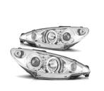 PHARES POUR PEUGEOT 206 98-08 ANGEL EYES CCFL FOND CHROMÉ, Auto-onderdelen, Verlichting, Verzenden, Nieuw