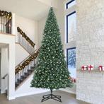 vidaXL Kunstmatige Voorverlichte Kerstboom met Ballenset, Diversen, Kerst, Verzenden, Nieuw