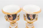 Vases en porcelaine de Bruxelles, 19e siècle (2) -, Antiek en Kunst