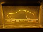 Porsche neon bord lamp LED  verlichting reclame lichtbak #2, Verzenden