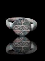 Oud-Romeins Rare Military Seal Ring (Zonder minimumprijs)