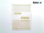 Instructie Boek Suzuki AN 650 Burgman 2002-2004 (AN650), Motoren, Verzenden, Gebruikt