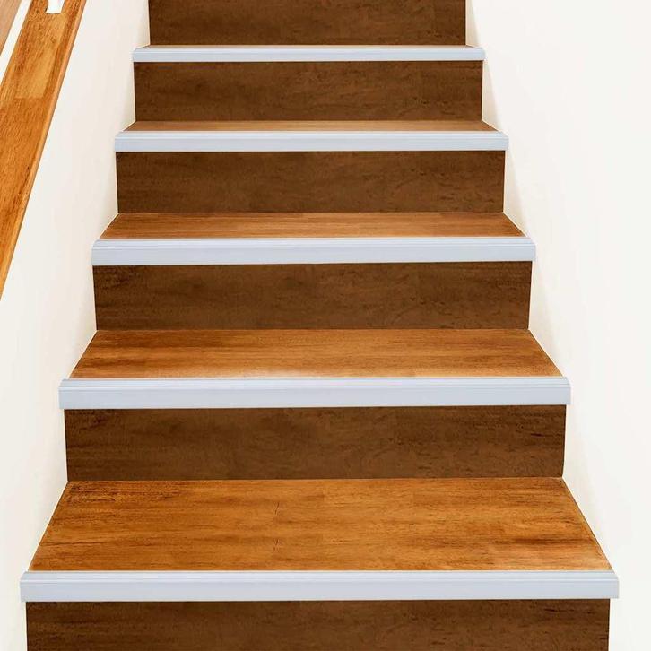 vidaXL Trapprofielen 30 pcs Zilver 67 cm Aluminium, Doe-het-zelf en Bouw, Ladders en Trappen, Nieuw, Verzenden